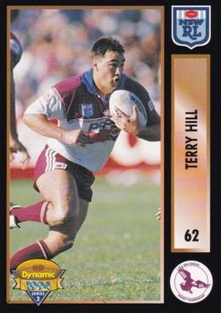 1994 Dynamic Rugby League Series 2 #62 Terry Hill Front